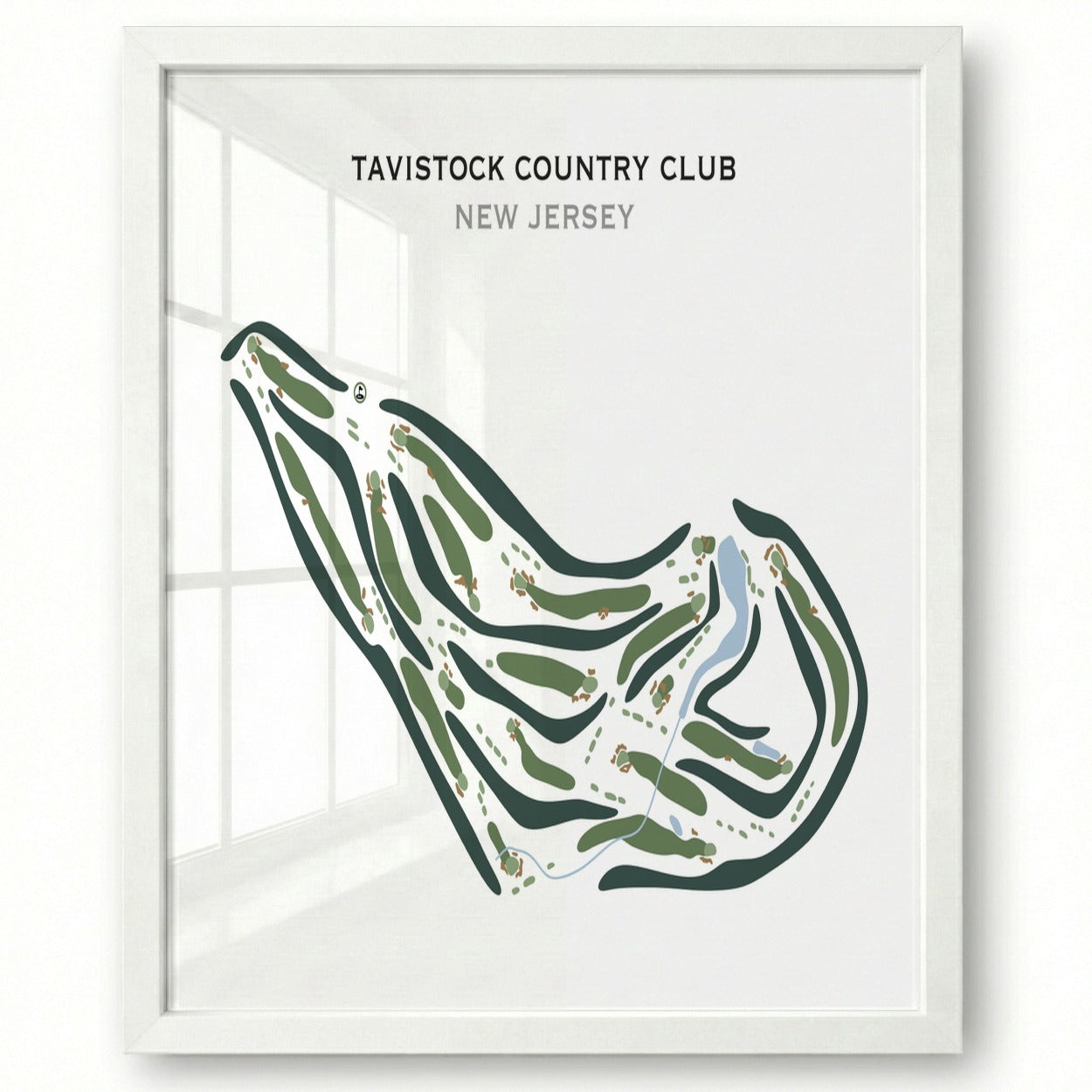 Tavistock Country Club, New Jersey - Printed Golf Courses