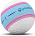 TaylorMade 2022 Tour Response Golf Balls White Blue Pink
