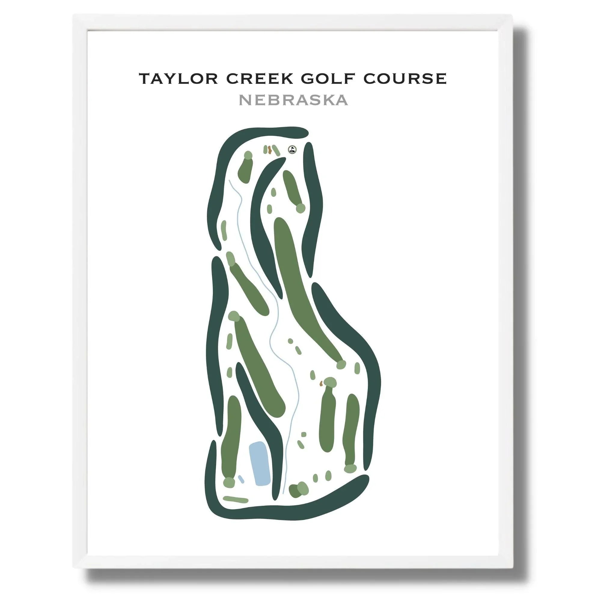 Taylor Creek Golf Course, Nebraska - Printed Golf Course