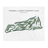 Tazewell County Country Club, Virginia - Printed Golf Course