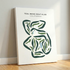Teal Bend Golf Club, California - Printed Golf Courses