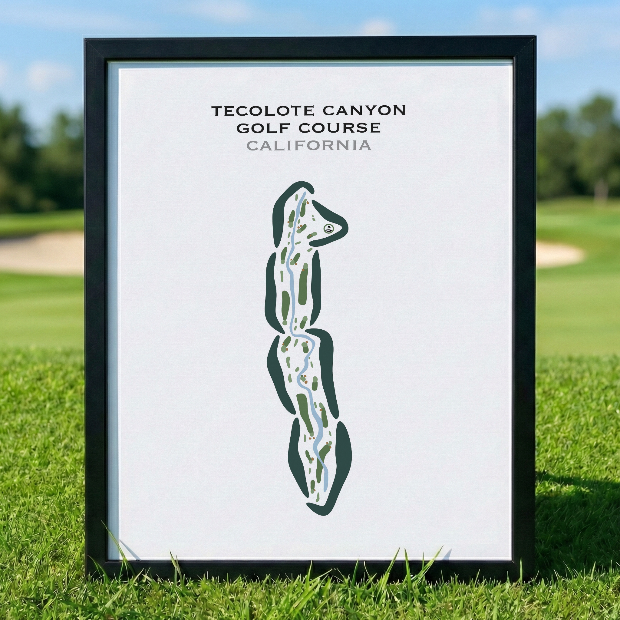 Tecolote Canyon Golf Course, California - Printed Golf Courses