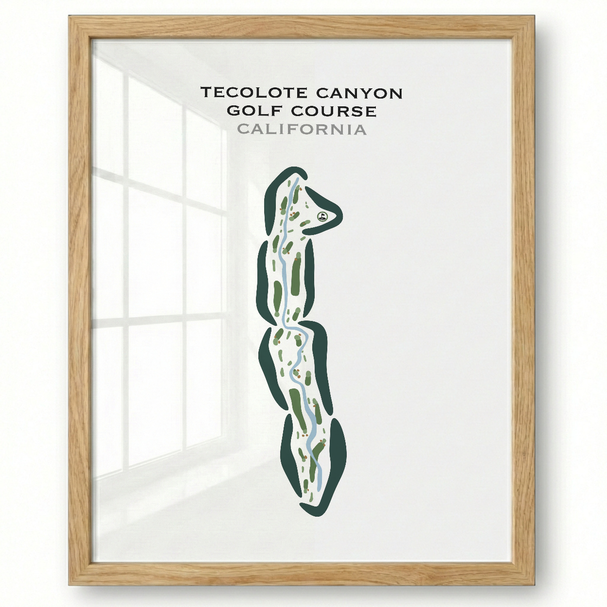Tecolote Canyon Golf Course, California - Printed Golf Courses