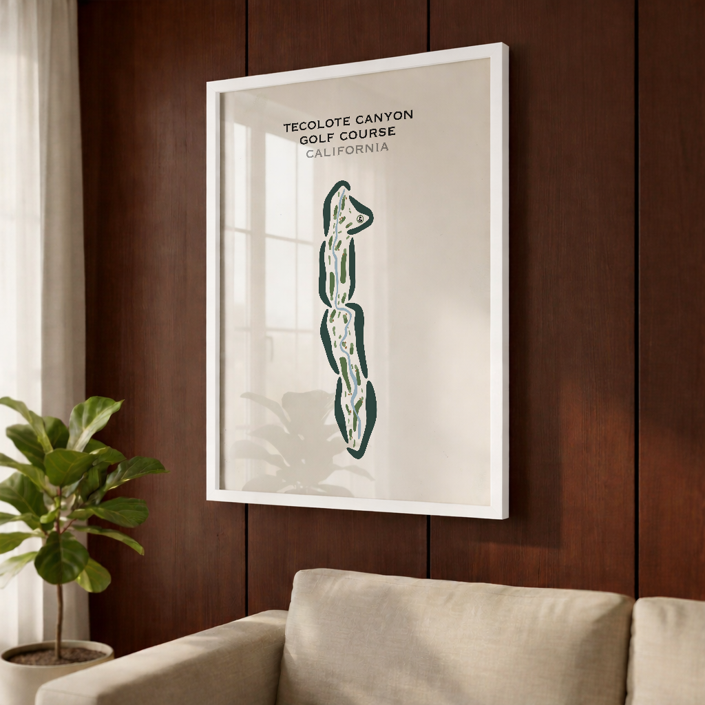 Tecolote Canyon Golf Course, California - Printed Golf Courses