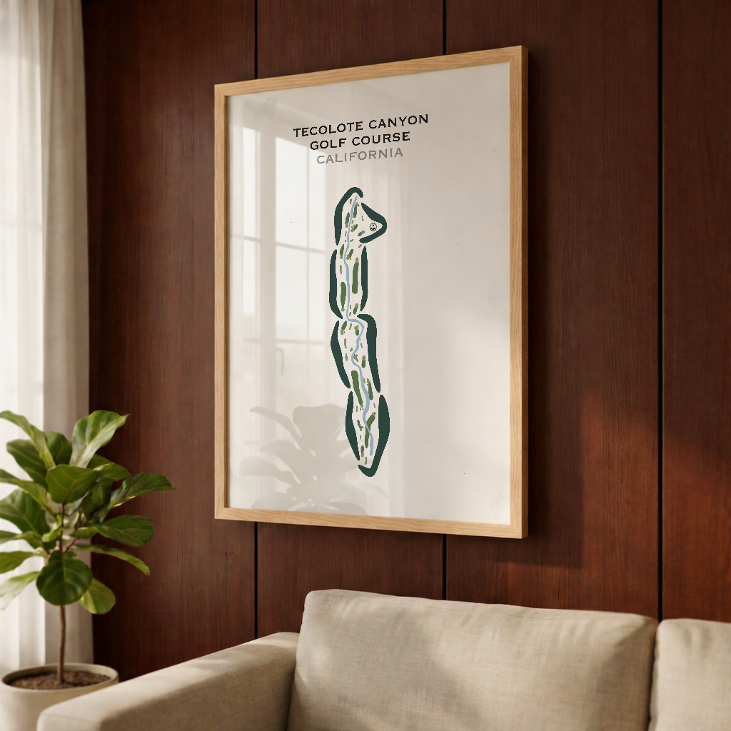 Tecolote Canyon Golf Course, California - Printed Golf Courses