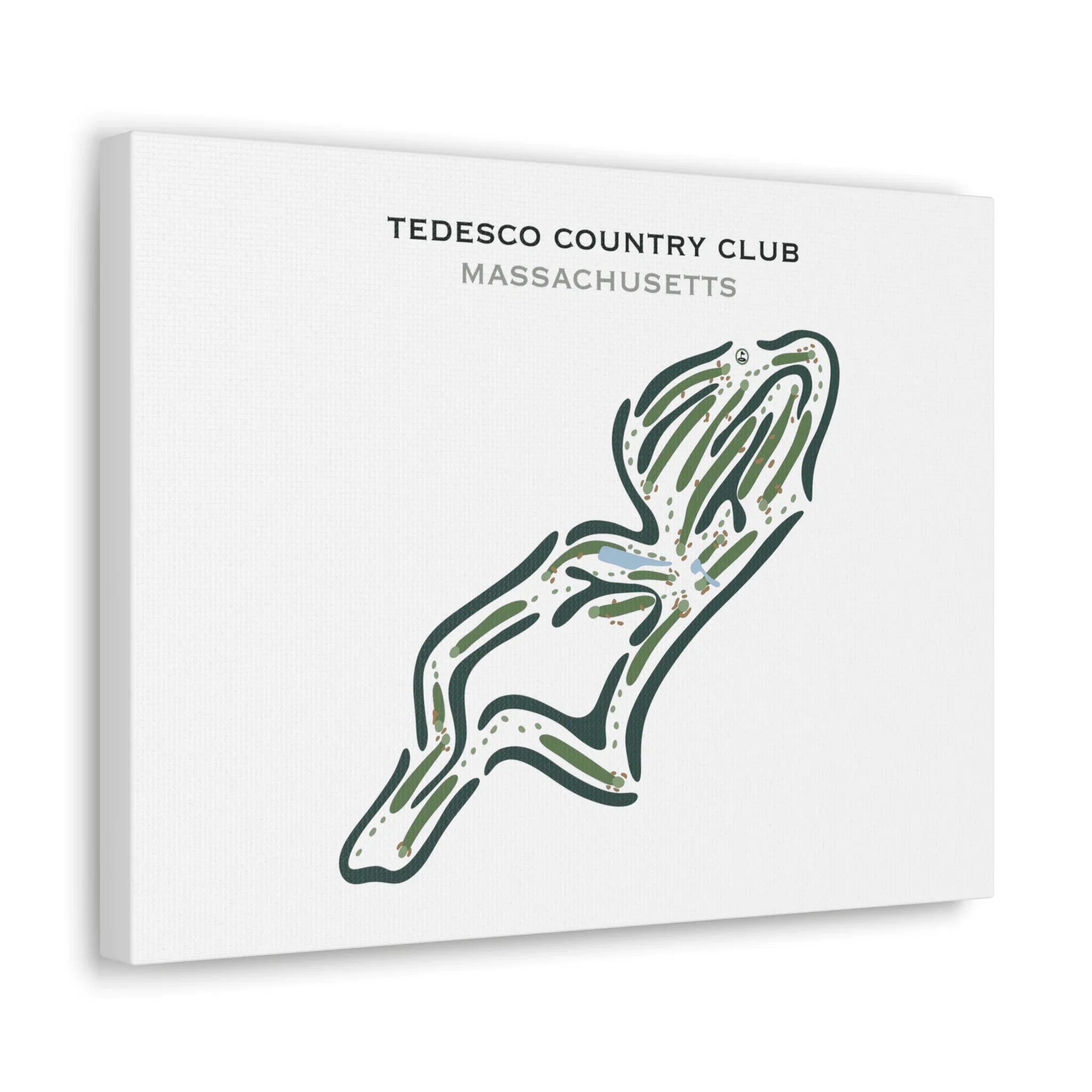 Tedesco Country Club, Massachusetts - Printed Golf Courses