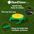 Tee Claw (10) Pack: Black-Yellow