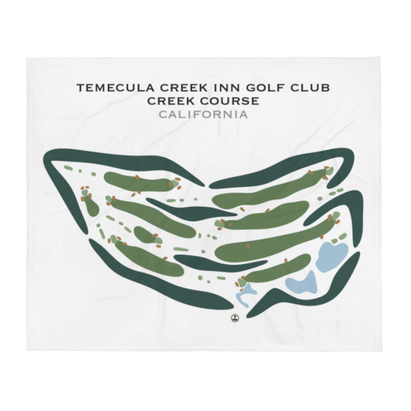 Temecula Creek Inn Golf Club - Creek Course, California - Printed Golf Courses