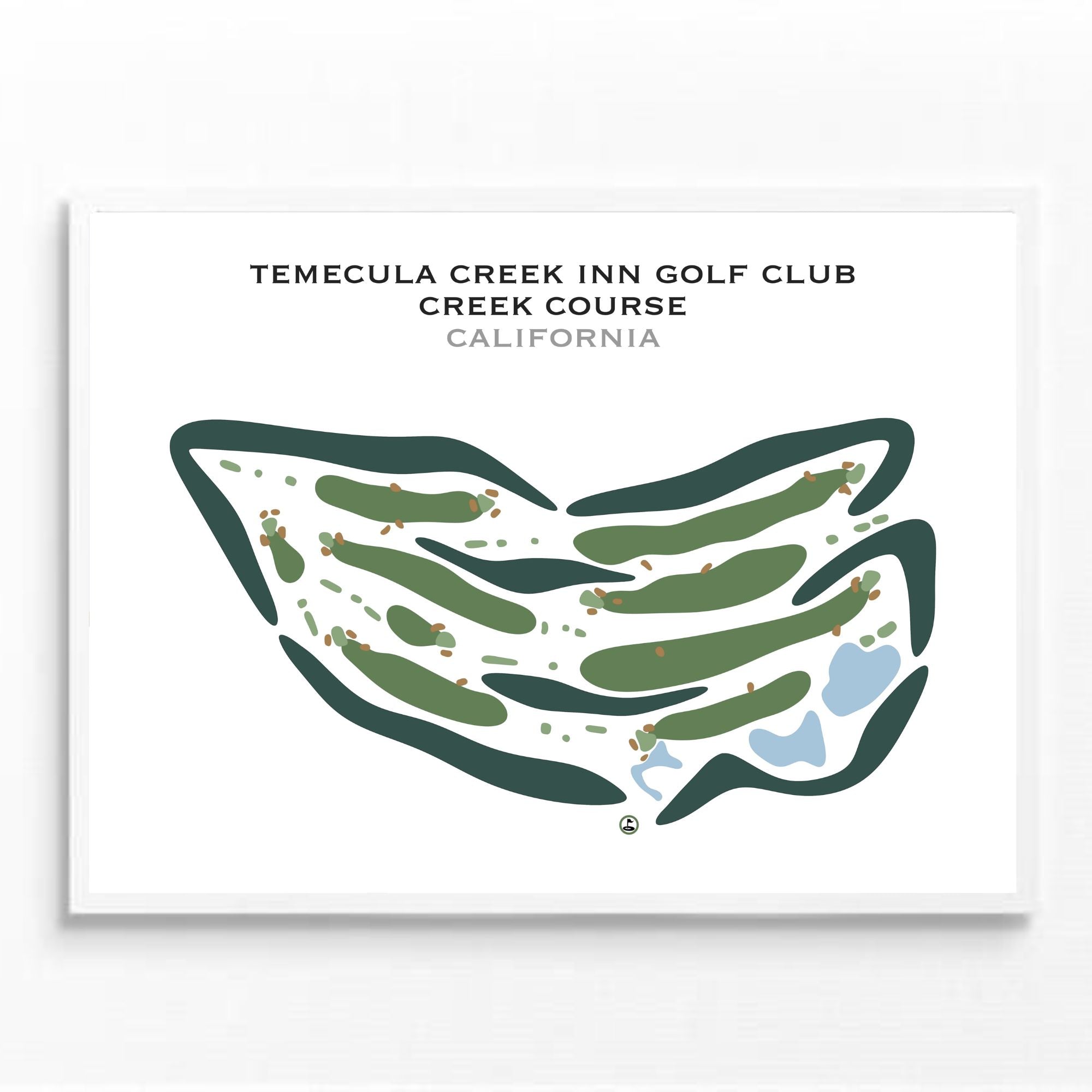 Temecula Creek Inn Golf Club - Creek Course, California - Printed Golf Courses