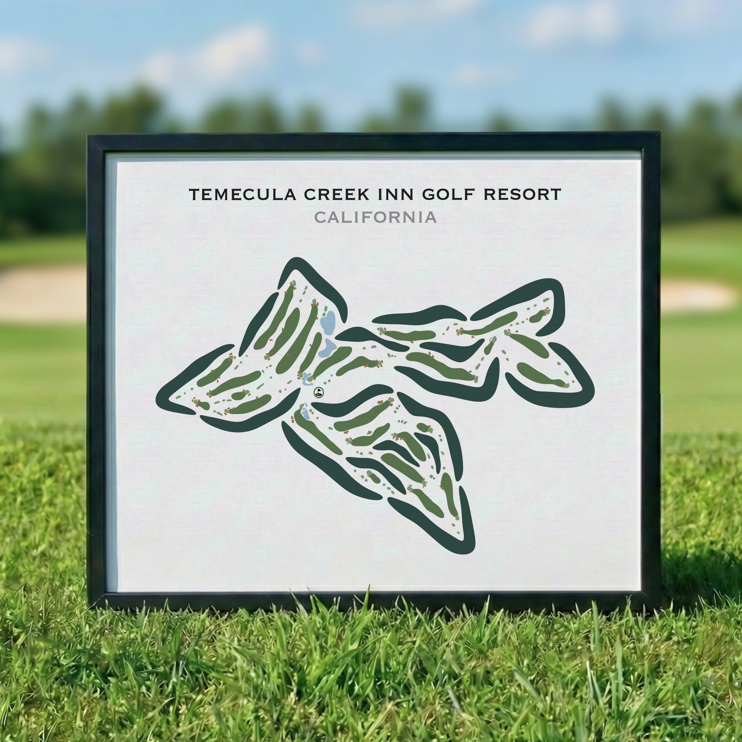 Temecula Creek Inn Golf Resort, California - Printed Golf Courses