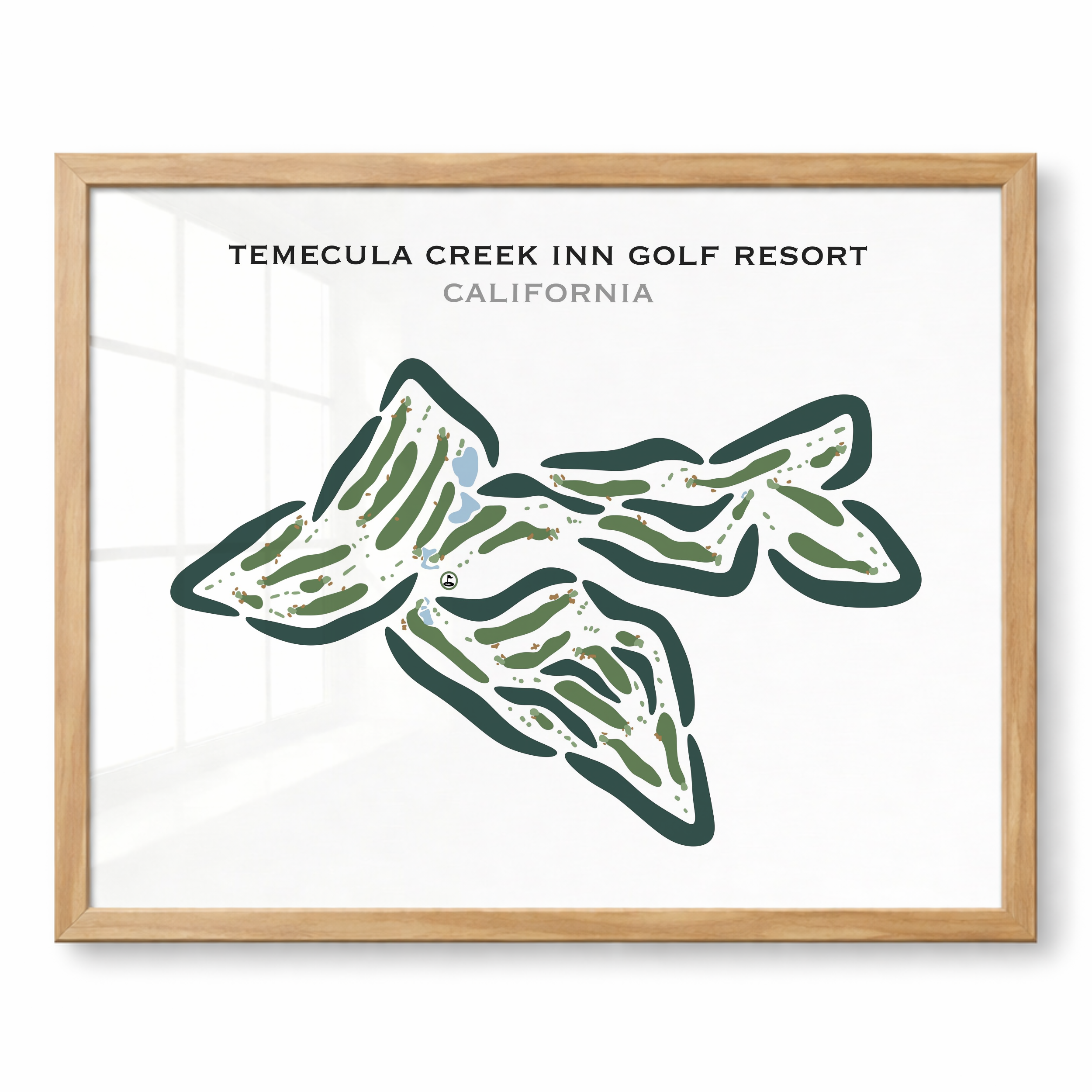 Temecula Creek Inn Golf Resort, California - Printed Golf Courses