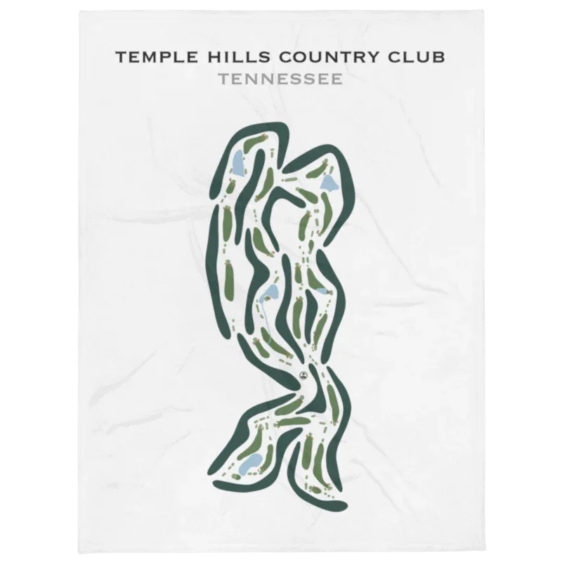 Temple Hills Country Club, Tennessee - Printed Golf Courses