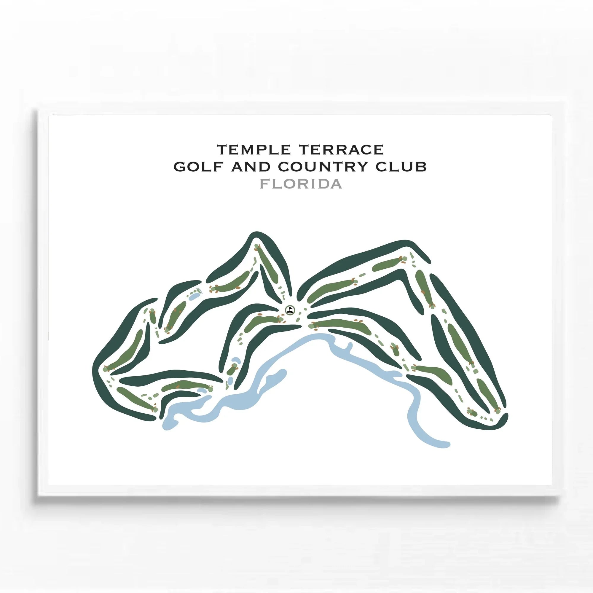 Temple Terrace Golf and Country Club, Florida - Printed Golf Courses