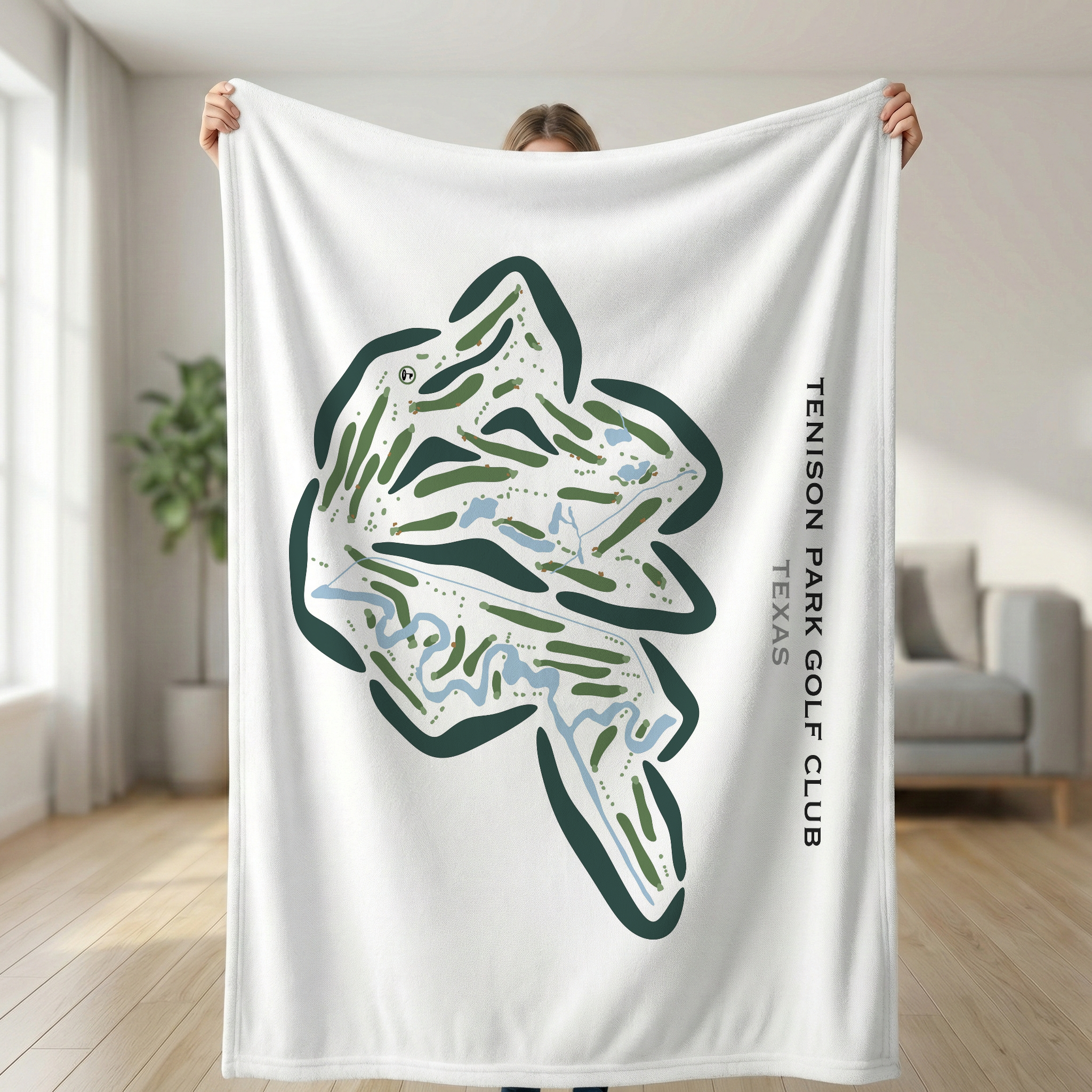 Tenison Park Golf Course, Texas - Printed Golf Courses