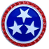 Tennessee Flag Crystal Ball Marker &amp; Hat Clip by ReadyGOLF