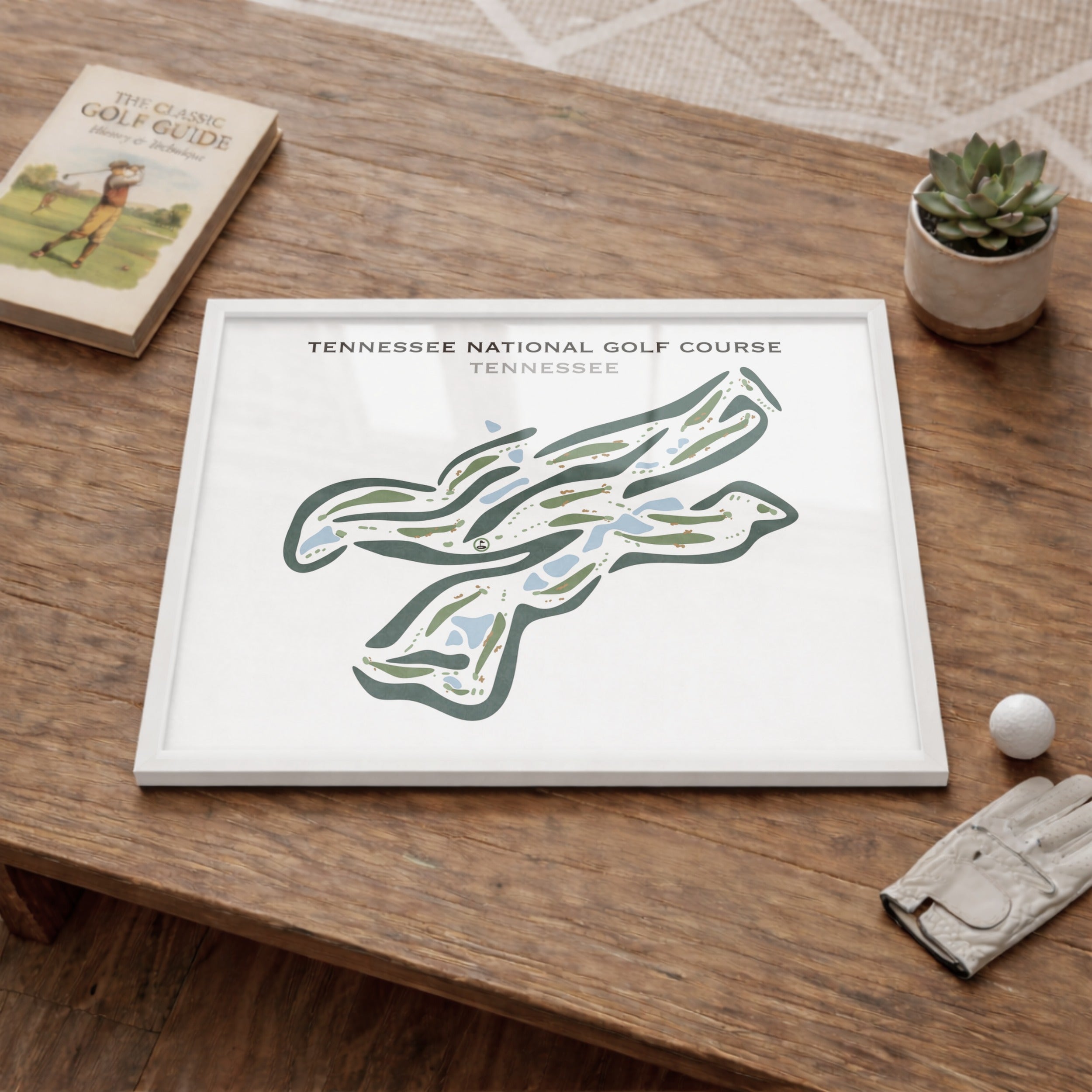 Tennessee National Golf Course, Loudon, Tennessee - Printed Golf Courses