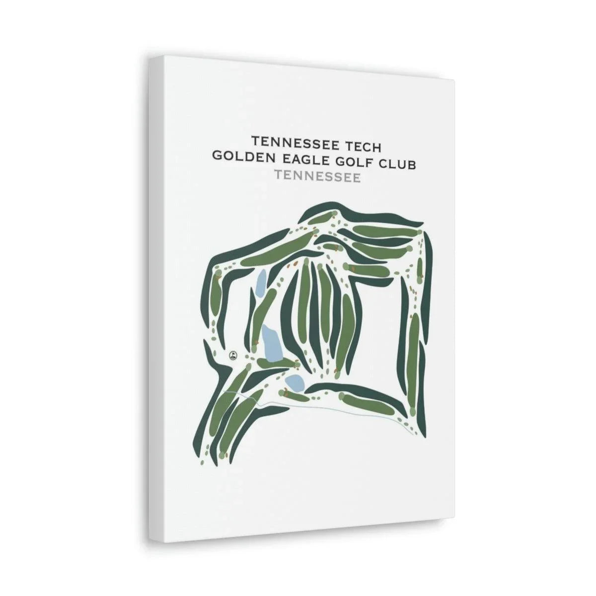 Tennessee Tech Golden Eagle Golf Club, Tennessee - Printed Golf Courses