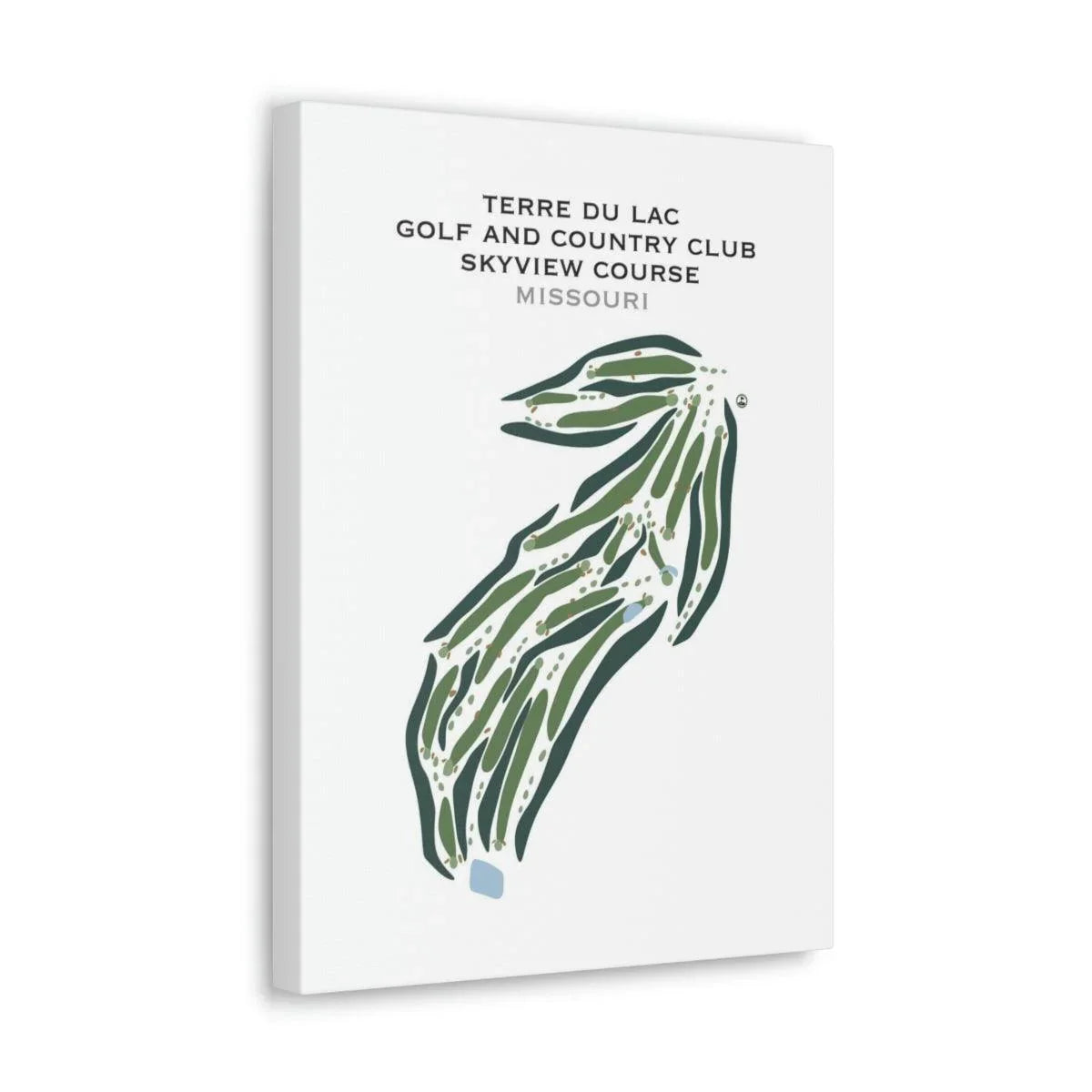 Terre Du Lac Golf and Country Club Skyview Course, Missouri - Printed Golf Courses