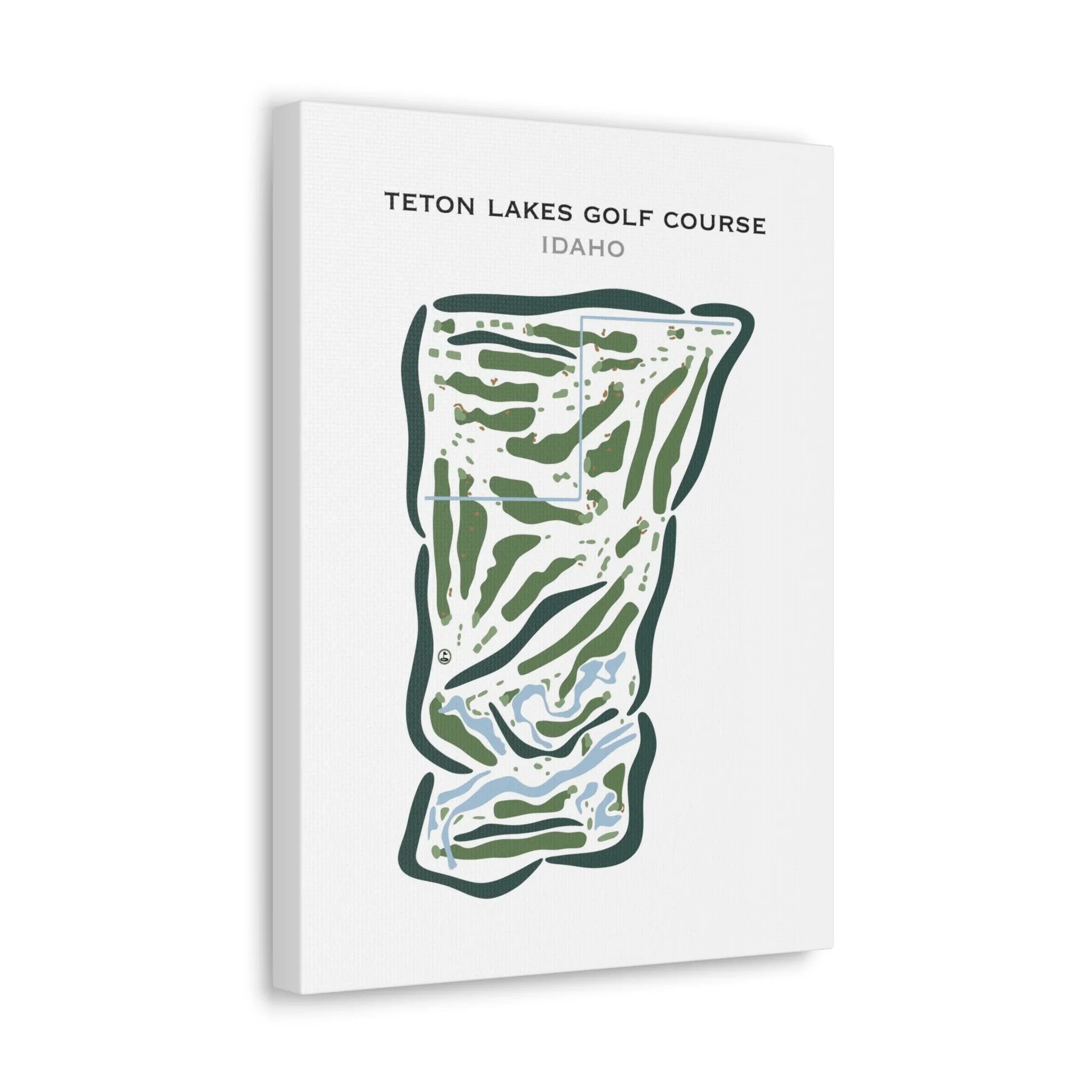 Teton Lakes, Idaho - Printed Golf Courses