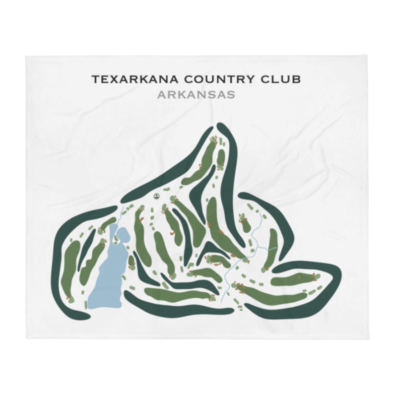 Texarkana Country Club, Arkansas - Printed Golf Courses