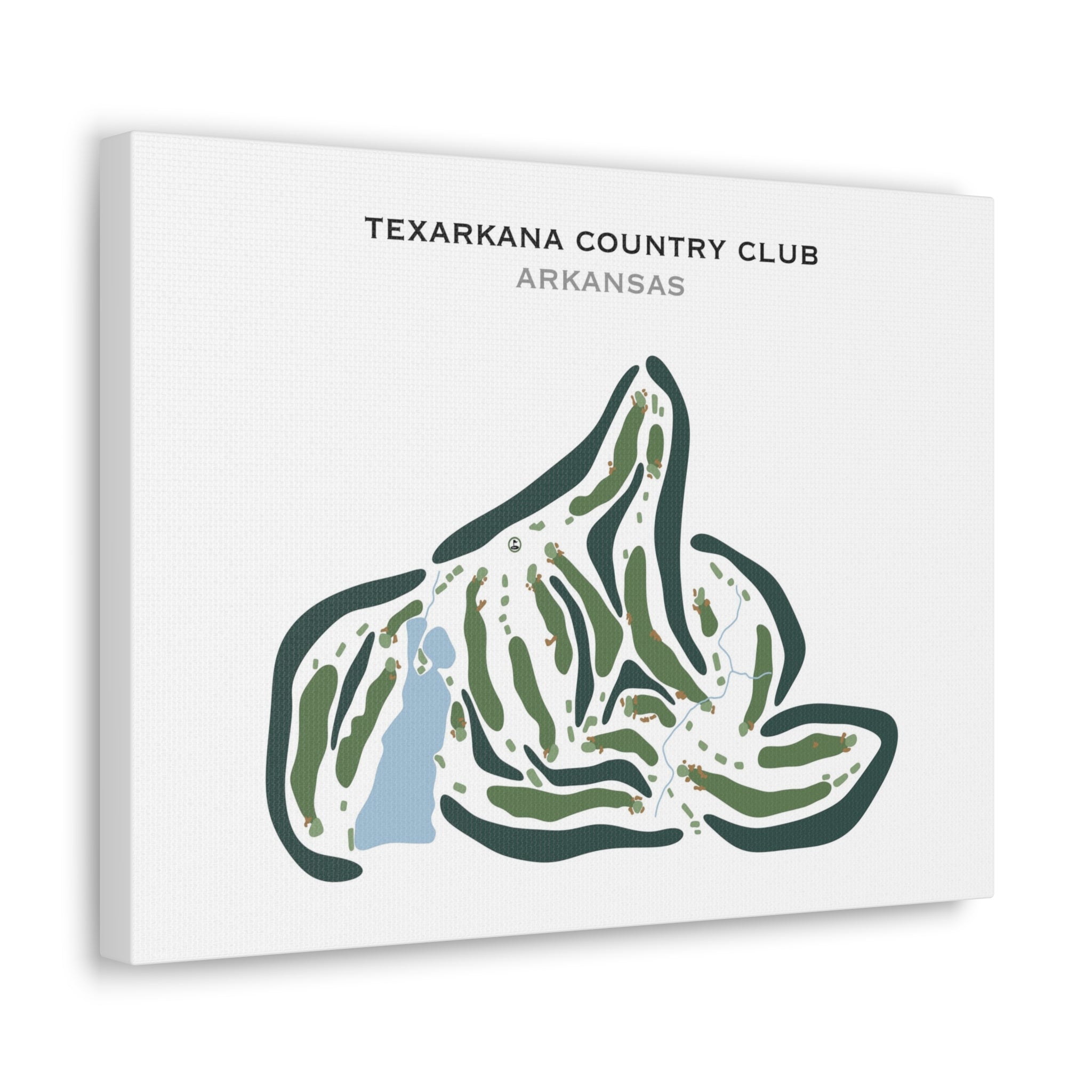 Texarkana Country Club, Arkansas - Printed Golf Courses