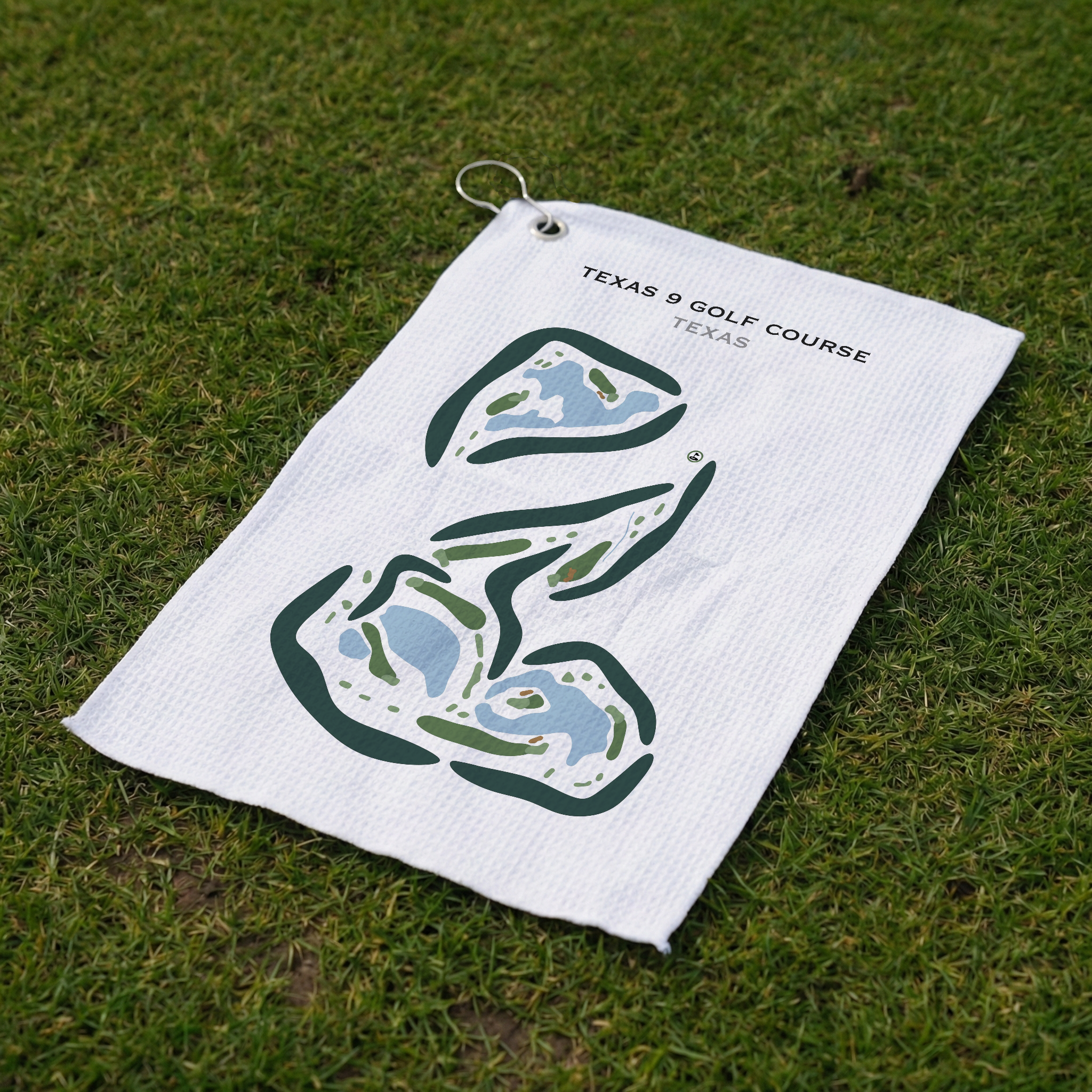 Texas 9 Golf Course, Texas - Printed Golf Courses