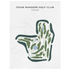 Texas Rangers Golf Club, Texas - Printed Golf Courses