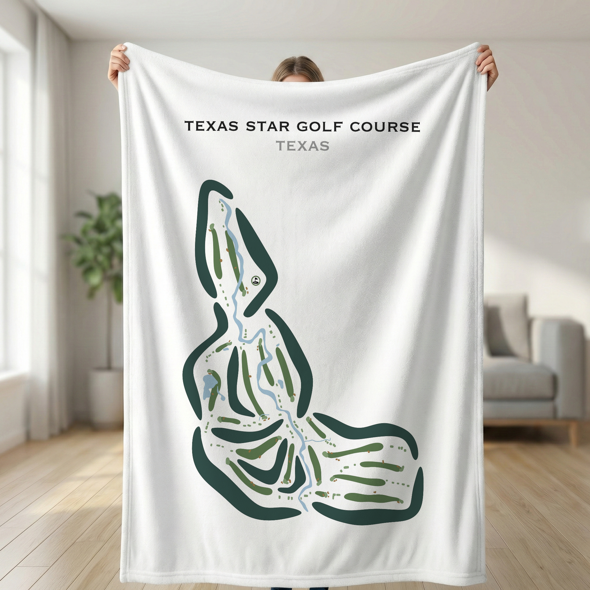 Texas Star Golf Course, Texas - Printed Golf Courses