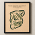 Texas Woman's University Golf Course, Texas - Printed Golf Courses