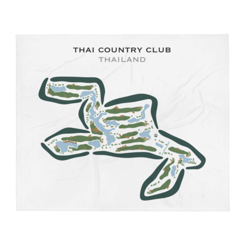 Thai Country Club, Thailand - Printed Golf Courses
