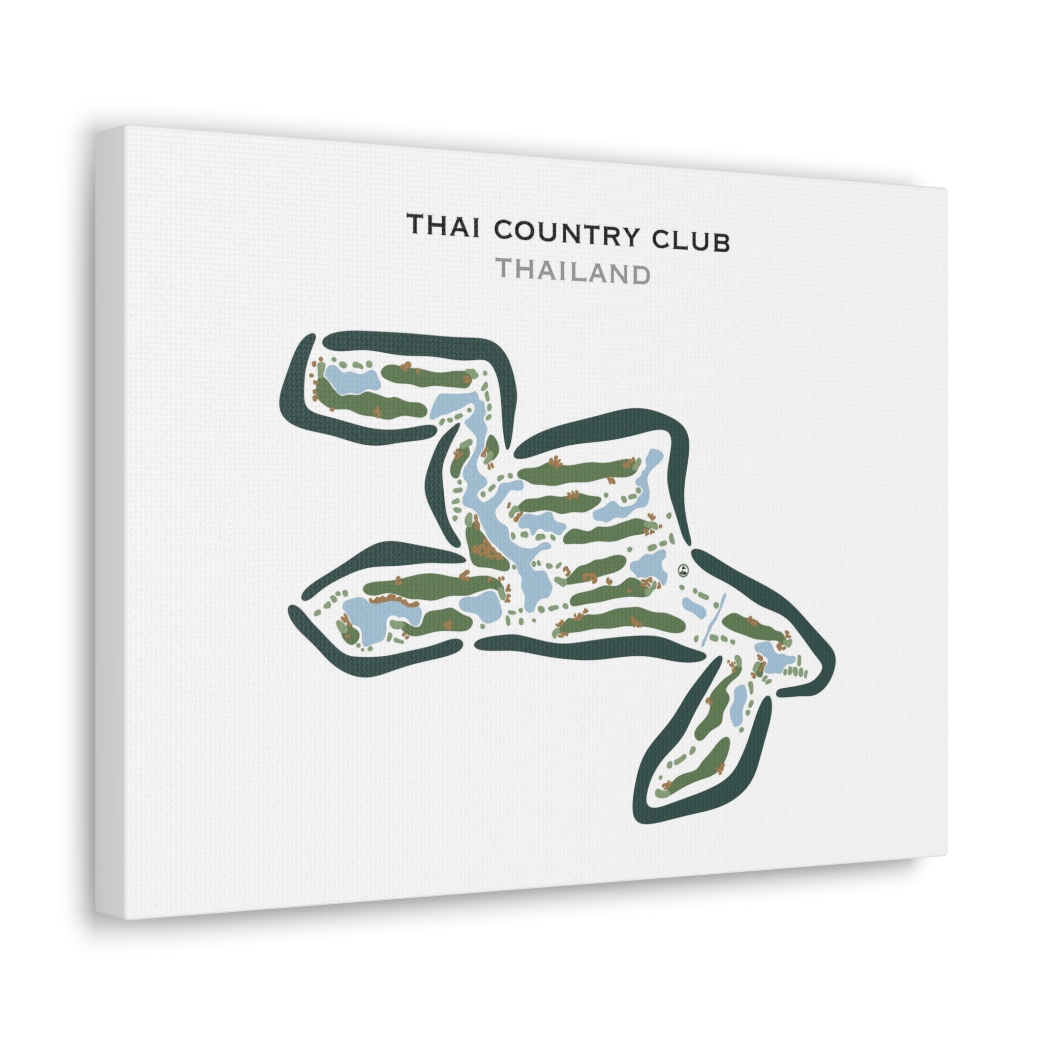 Thai Country Club, Thailand - Printed Golf Courses