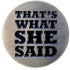 ReadyGolf: That's What She Said Golf Ball Marker & Hat Clip