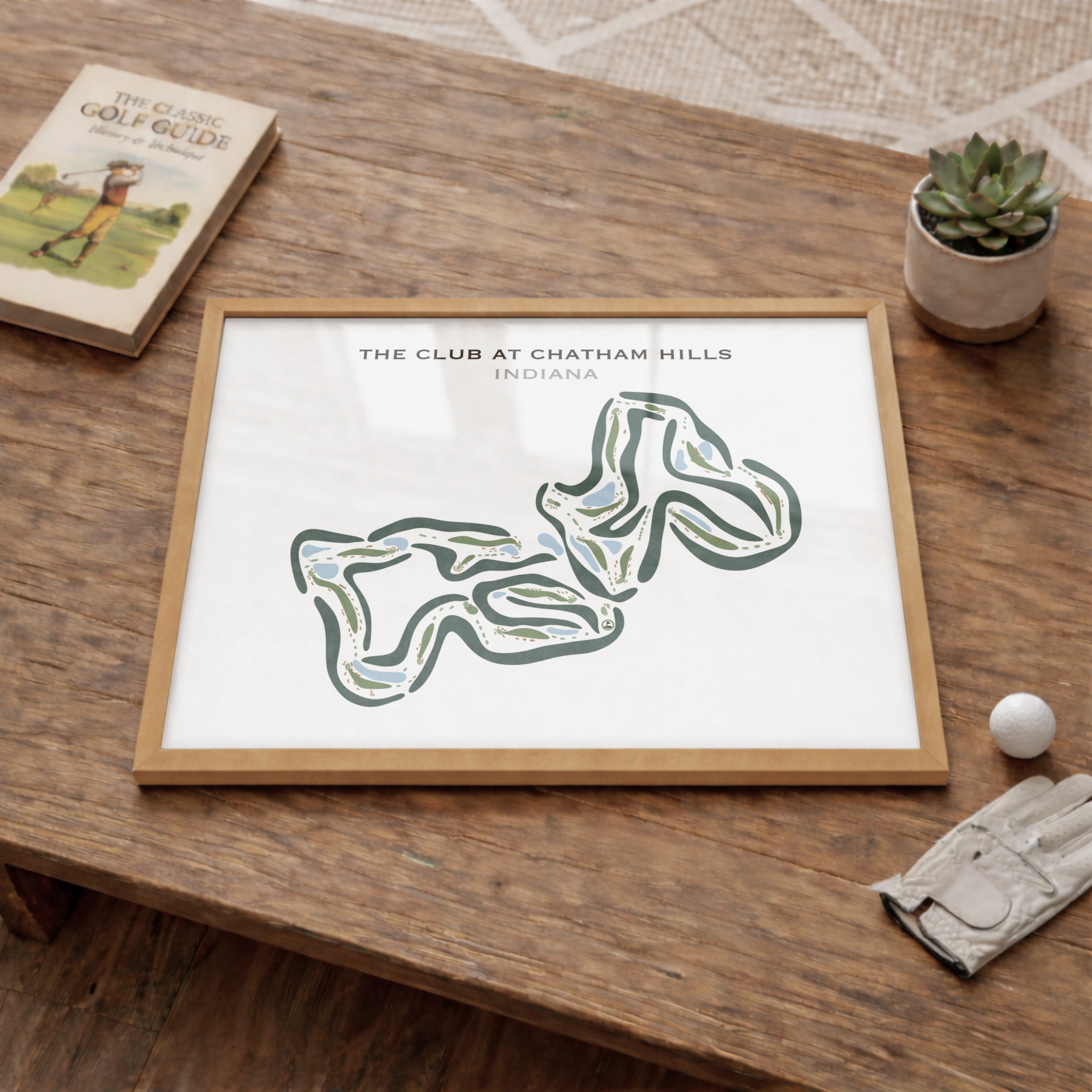 The Club at Chatham Hills, Indiana - Printed Golf Courses