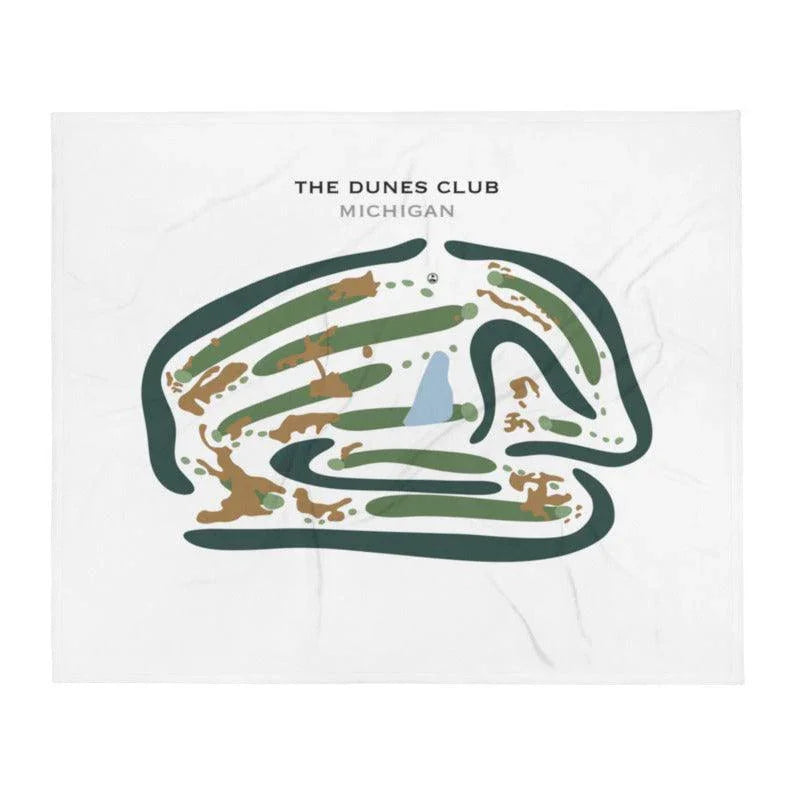 The Dunes Club, Michigan - Printed Golf Courses