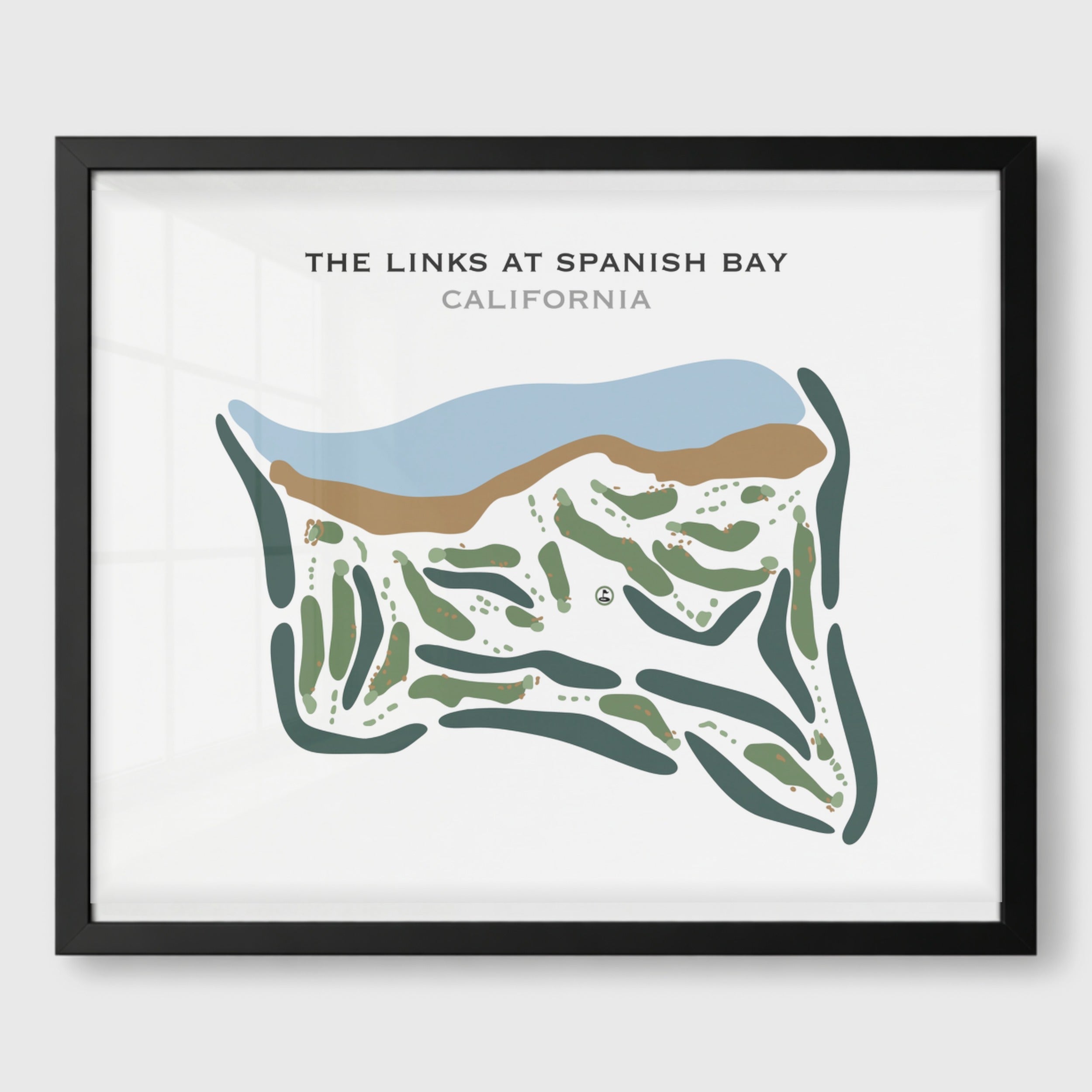 The Links at Spanish Bay, California - Printed Golf Courses