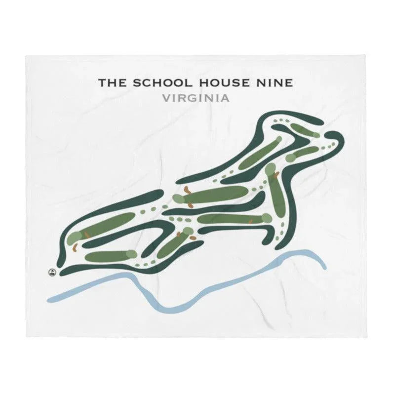 The Schoolhouse Nine, Virginia - Printed Golf Course