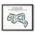 The West Course at The Golf Trails of The Woodlands Country Club, Texas - Printed Golf Courses