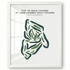 The 18 Hole Course at Lake Chabot Golf Course, California - Printed Golf Courses
