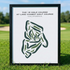 The 18 Hole Course at Lake Chabot Golf Course, California - Printed Golf Courses