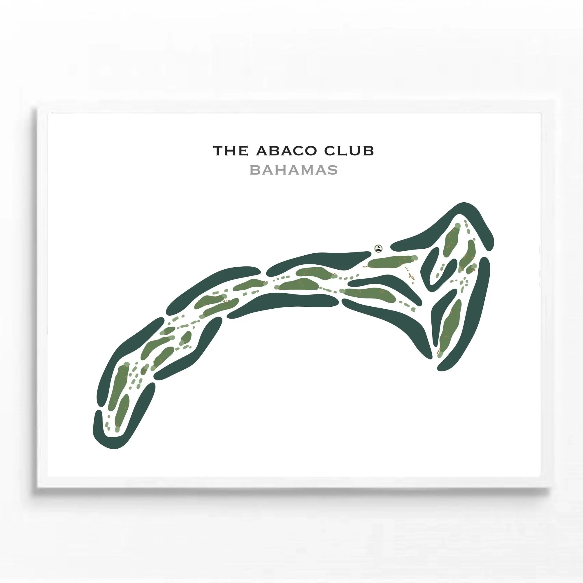 The Abaco Club, Bahamas - Printed Golf Courses