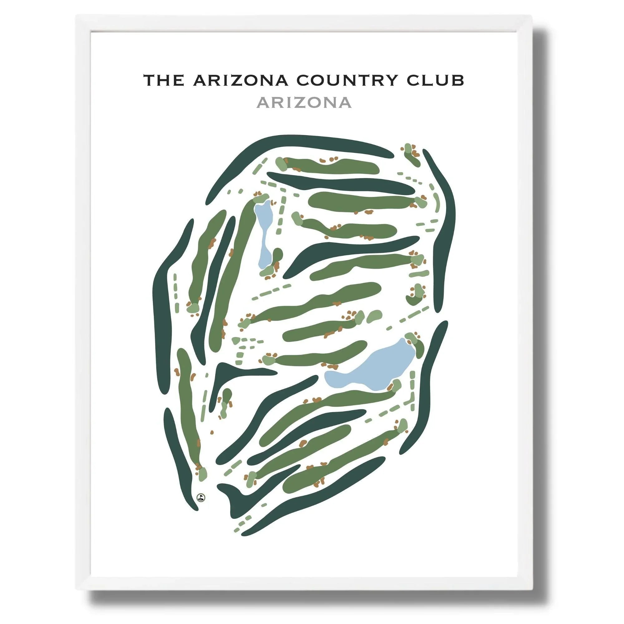 The Arizona Country Club, Arizona - Printed Golf Course