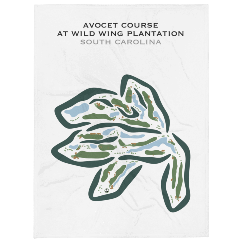 The Avocet Course - Wild Wing Plantation, South Carolina - Printed Golf Courses