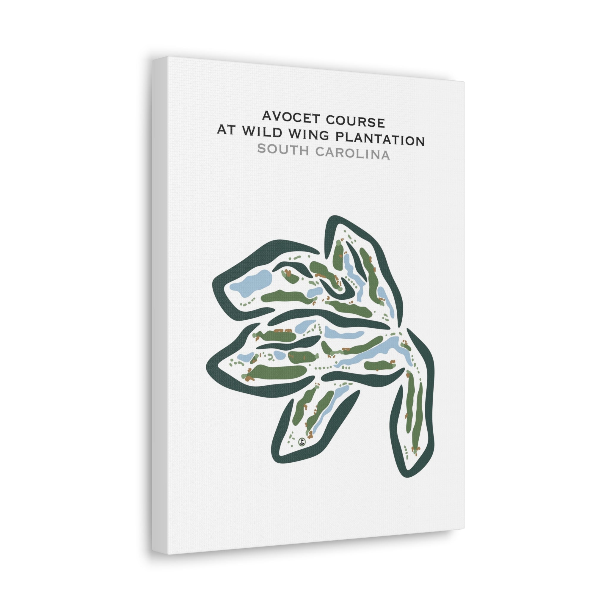The Avocet Course - Wild Wing Plantation, South Carolina - Printed Golf Courses