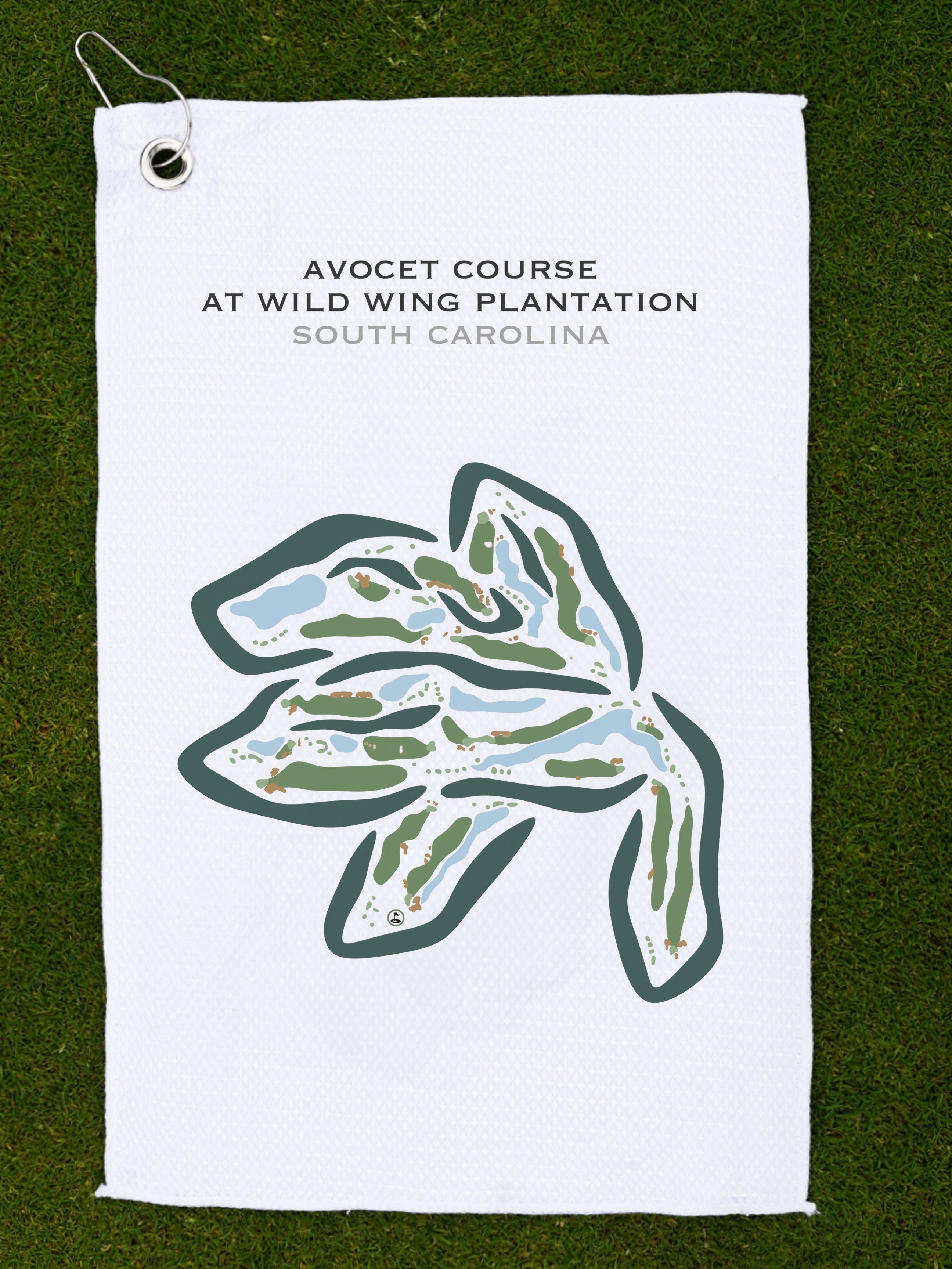 The Avocet Course - Wild Wing Plantation, South Carolina - Printed Golf Courses