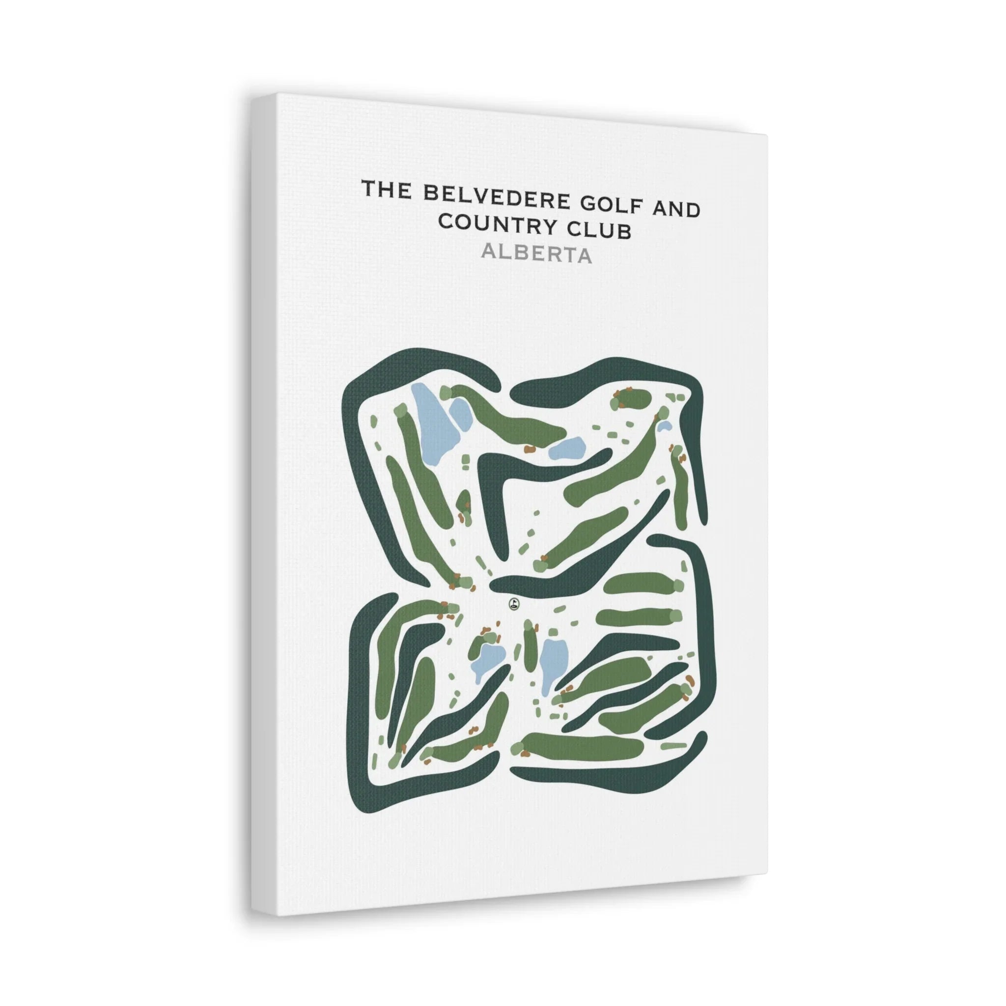 The Belvedere Golf and Country Club, Alberta, Canada - Printed Golf Courses