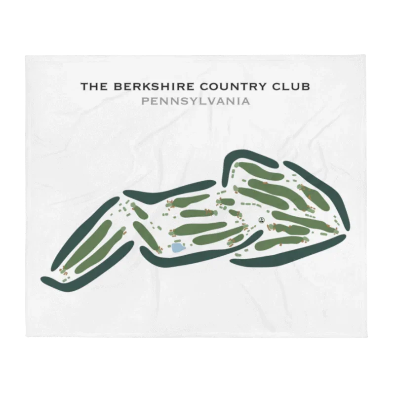 The Berkshire Country Club, Pennsylvania - Printed Golf Courses
