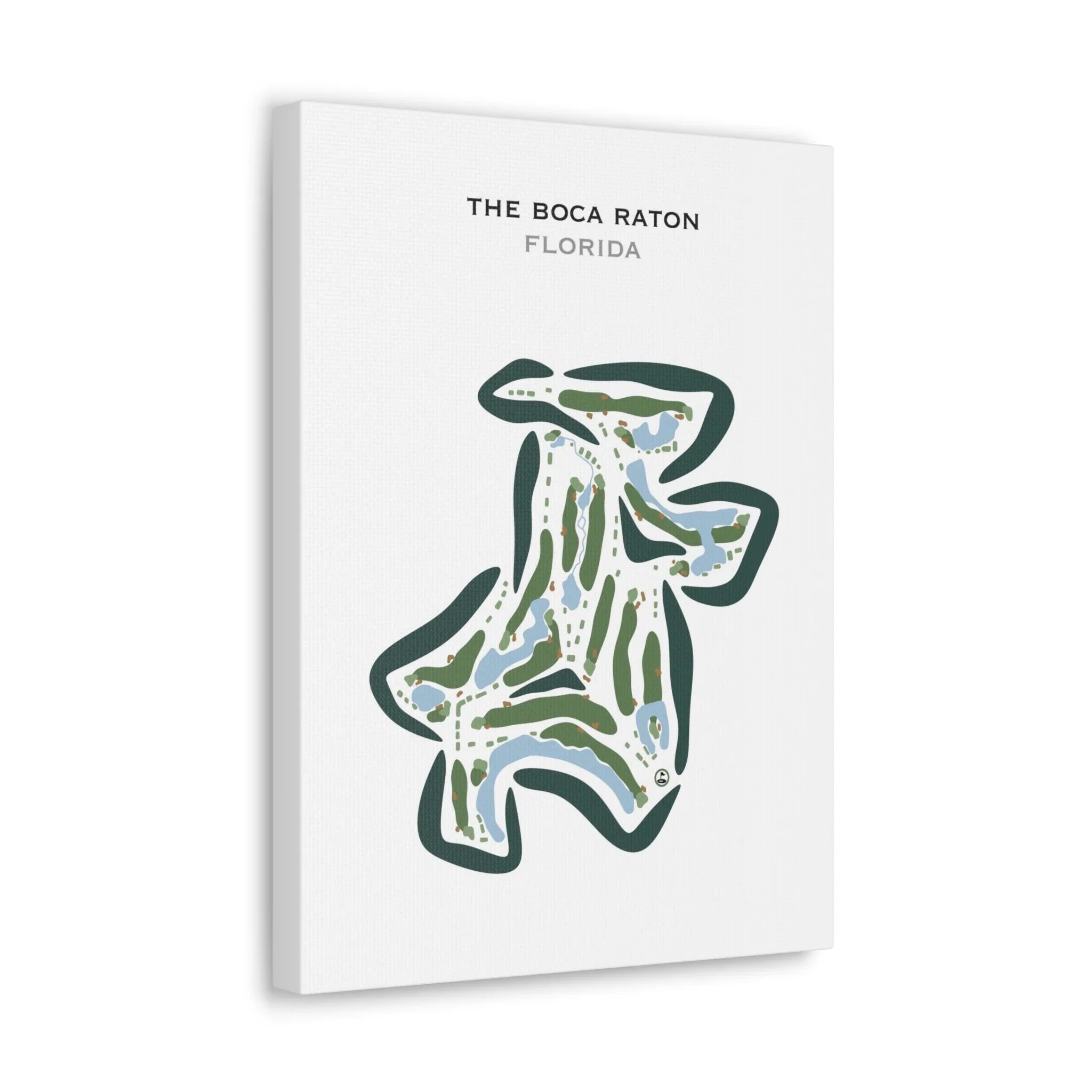The Boca Raton, Florida - Printed Golf Courses