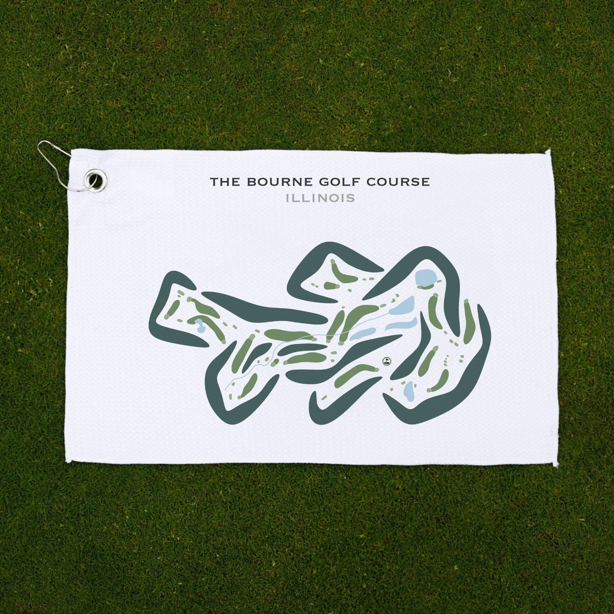 The Bourne Golf Course, Illinois - Printed Golf Courses