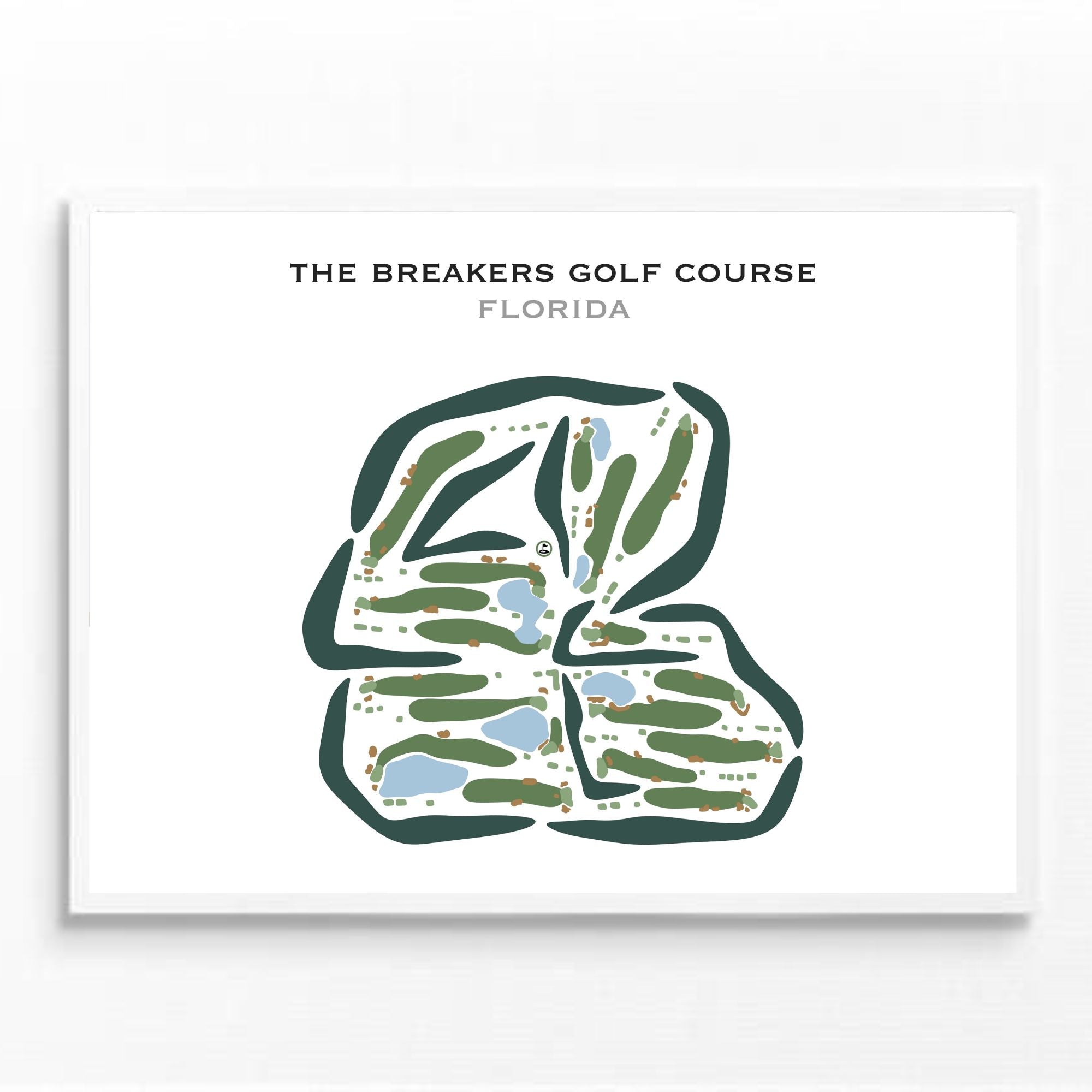 The Breakers Golf Course, Florida - Printed Golf Courses
