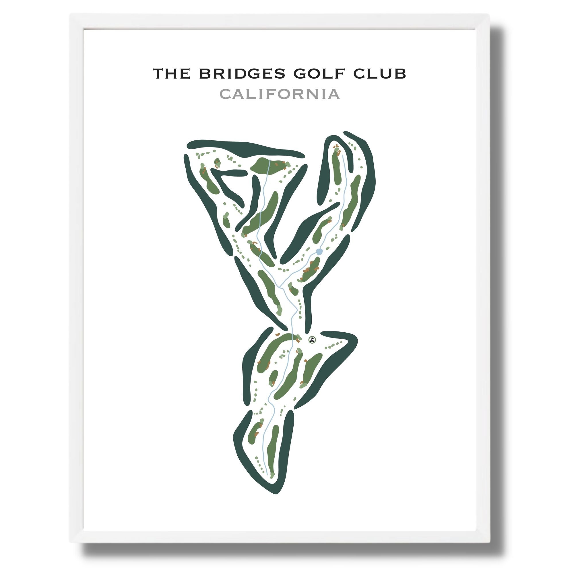 The Bridges Golf Club, California - Printed Golf Courses